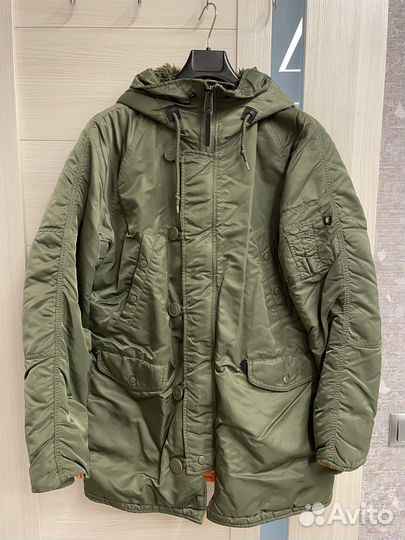 Паркa Alpha Industries зеленая L