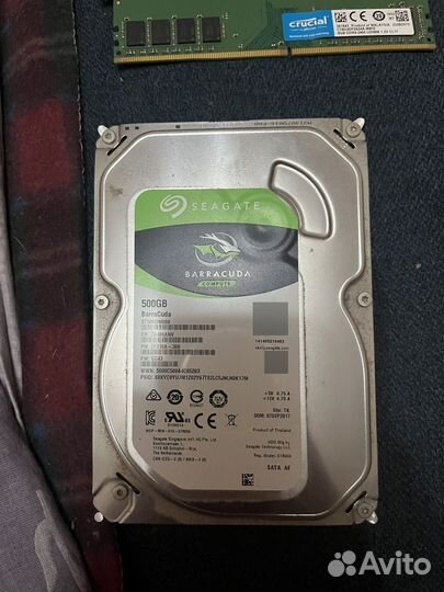 Жесткий диск seagate barracuda 500gb