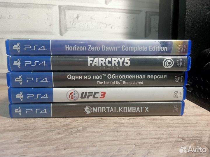 Sony playstation 4 slim 1tb с играми
