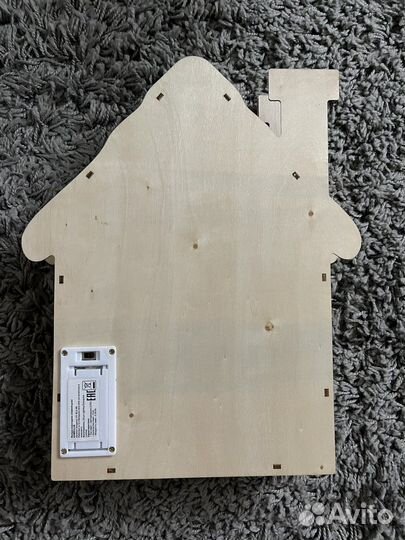 Домик новогодний декоративный с подсветкой