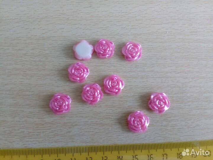 Кабошоны, полубусины, в ассортименте, уп. 100 шт