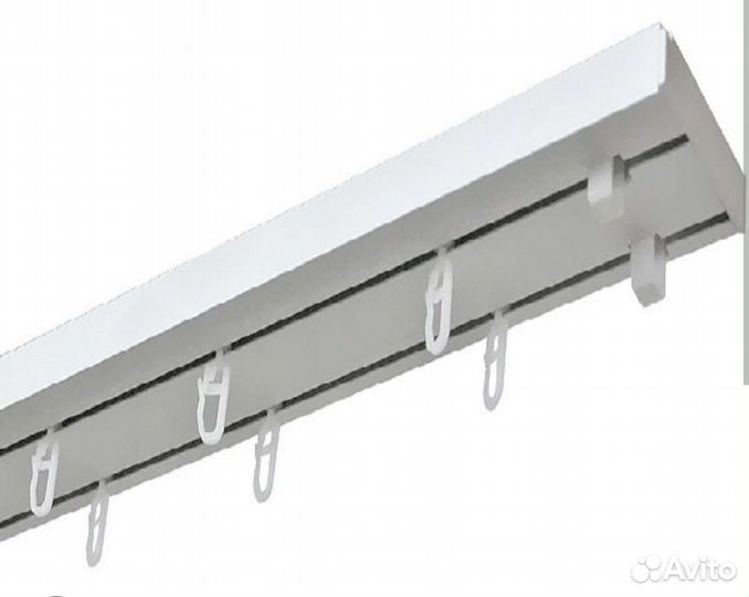 Карниз потолочный двухрядный бу,3м