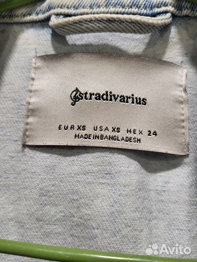 Джинсовая куртка stradivarius