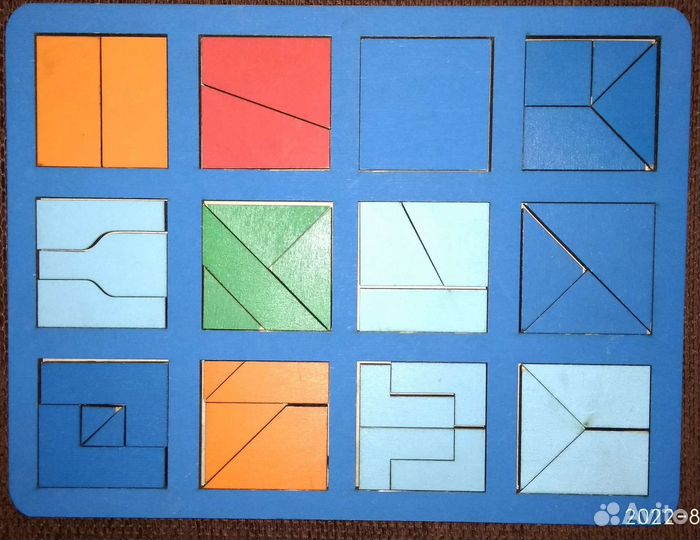 Сложи квадрат. Методика Никитина 1 и 2. Монтессори