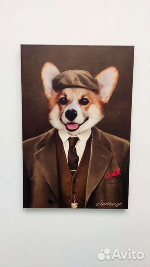 Картина девушка лофт неон