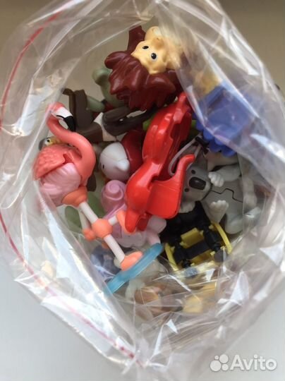 Игрушки киндер пакетом