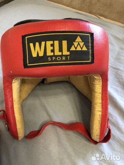 Боксерский шлем well sport