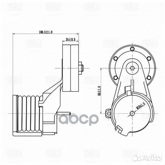 Ролик привод. ремня для а/м Skoda Octavia (96)