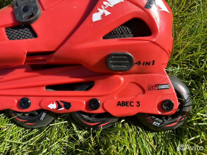 Роликовые коньки раздвижные р 30-33