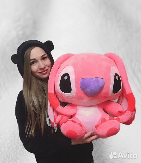 Мягкая игрушка Розовый стич 60 см