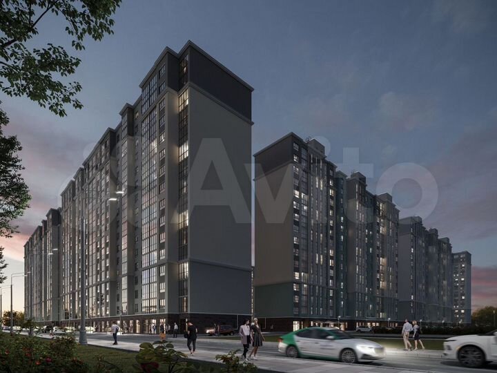 3-к. квартира, 72,6 м², 12/12 эт.