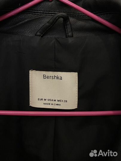 Куртка женская экокожа bershka