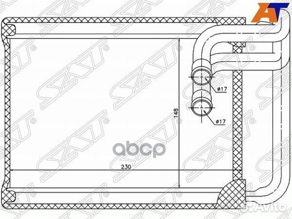Радиатор отопителя салона hyundai sonata 04-09