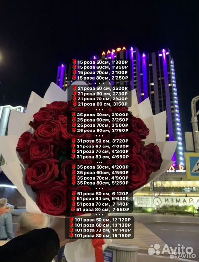 Цветы розы и букеты с доставкой 101 51 31