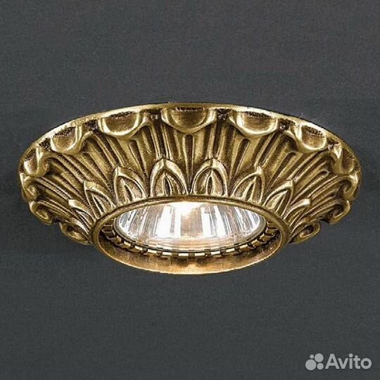 Встраиваемый светильник Reccagni Angelo 1077 spot 1077 bronzo