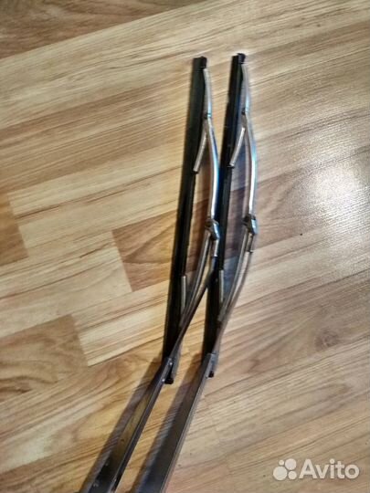 Дворники хромированные