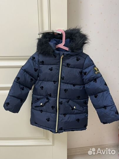 Куртка зимняя для девочки 98-104