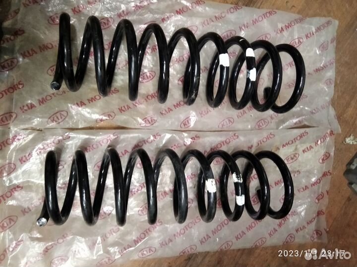 Пружины задние на hyundai Elantra