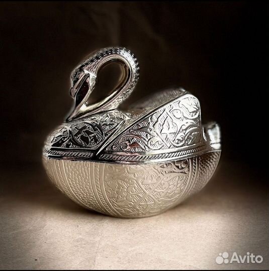 Сахарница металлическая