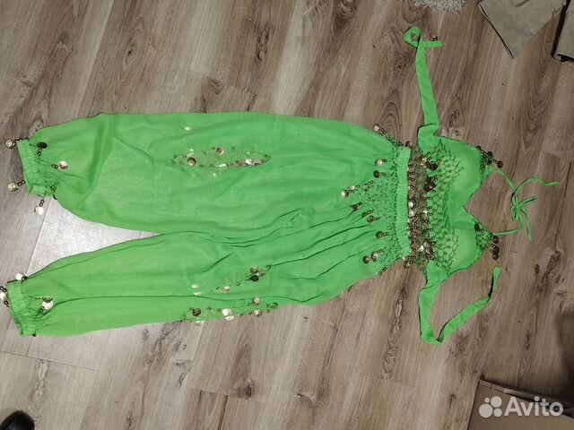 Костюм с монетками для восточных танцев