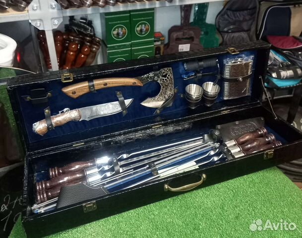 Набор шампуров в кейсе