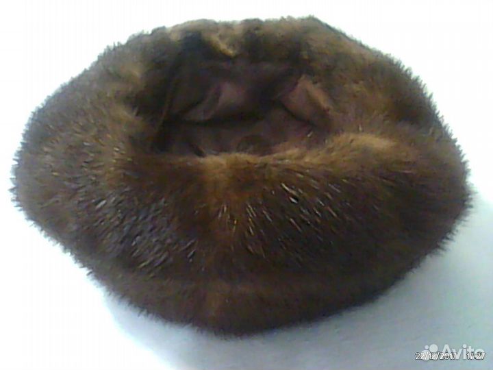 Шапка из меха норки р-р 58-59