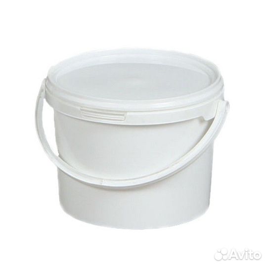 Ведро пластиковое с крышкой 10л бу