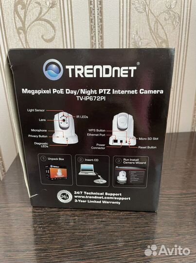 Камера видеонаблюдения Trendnet TV-IP672PI