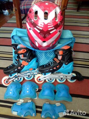 Ролики детские раздвижные Ridex 35-38 р-р