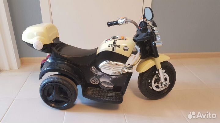 Pituso детский Мотоцикл MD-1188, черно-бежевый