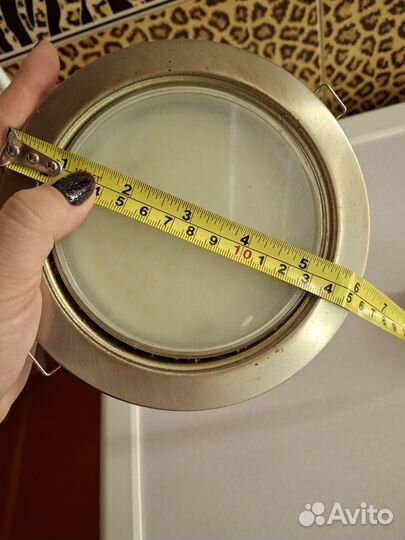 Точечные светильники 5шт + закладные