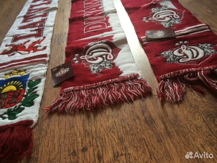 Фирменные шарфы Латвия и Динамо Рига