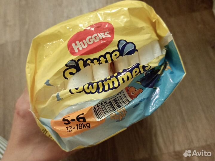 Подгузники-трусики5-6 для плавания