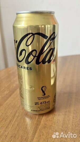 Coca-Cola коллекция золотых банок Аргентина