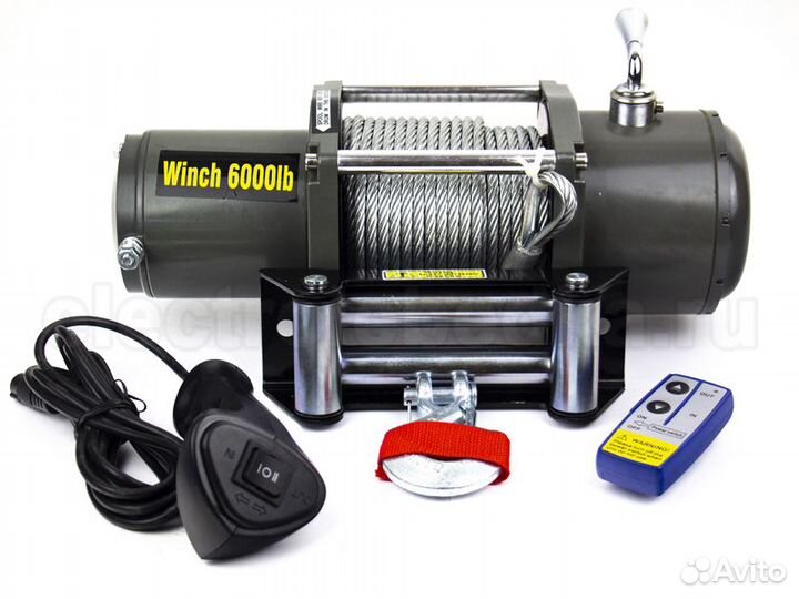 Лебёдка Electric Winch 6000 lbs (влагозащищенная)