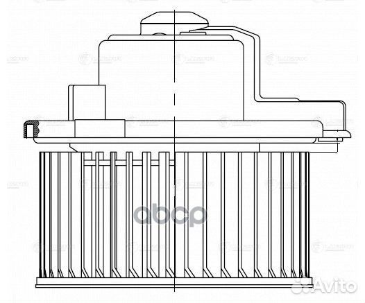 Э/вентилятор отоп. для а/м Mercedes-Benz ML (W163)