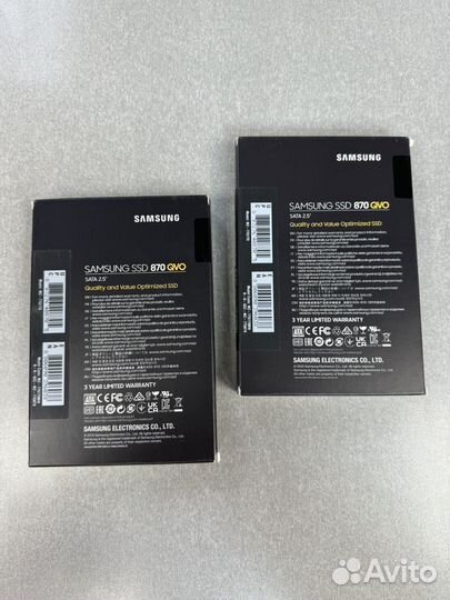 SSD накопитель Samsung 870 QVO 1tb новый