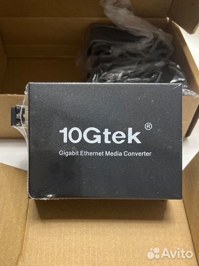 Медиаконвертер 10gtek новый