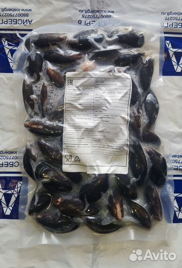 Мидии в собственном соку