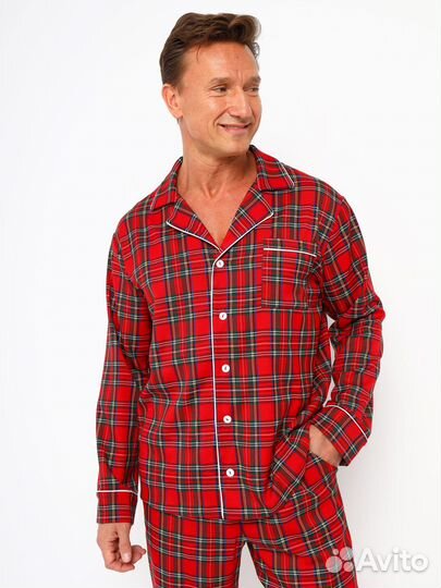 Мужская пижама из хлопка