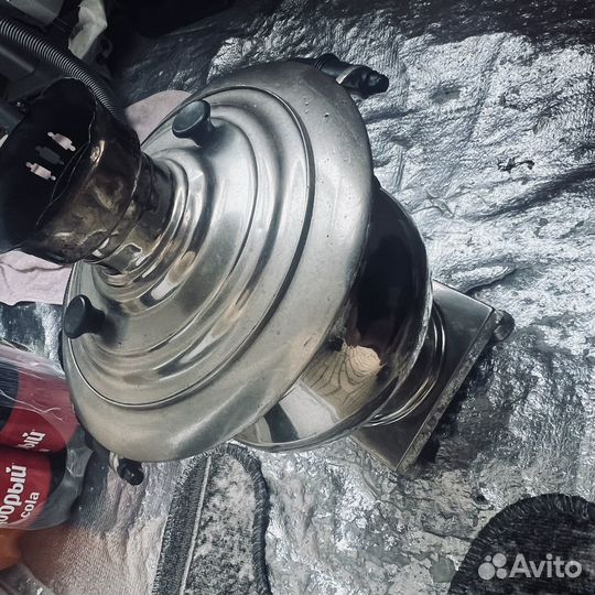 Самовар на дровах старинный латун