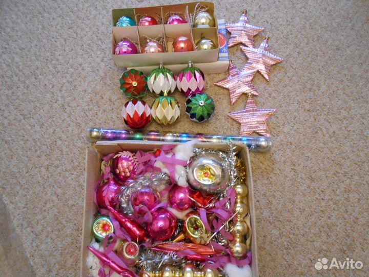 Елочные игрушки СССР