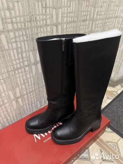 Зимние женские сапоги 38 натуральная кожа