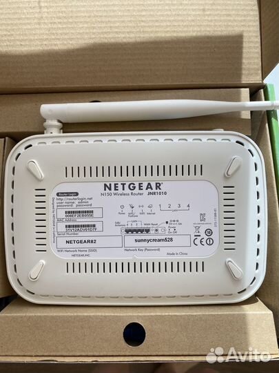Wifi роутер Netgear N150 Новый