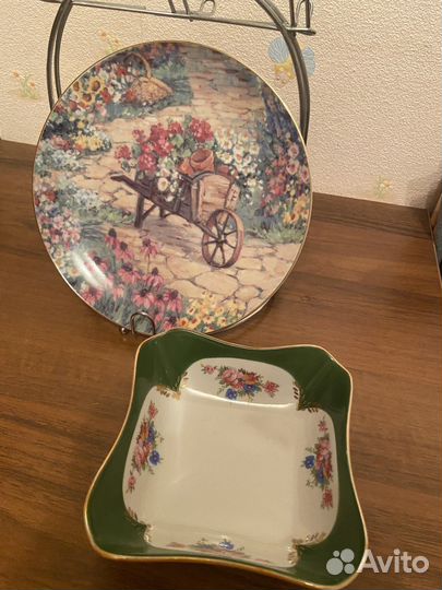 Тарелка фарфоровая