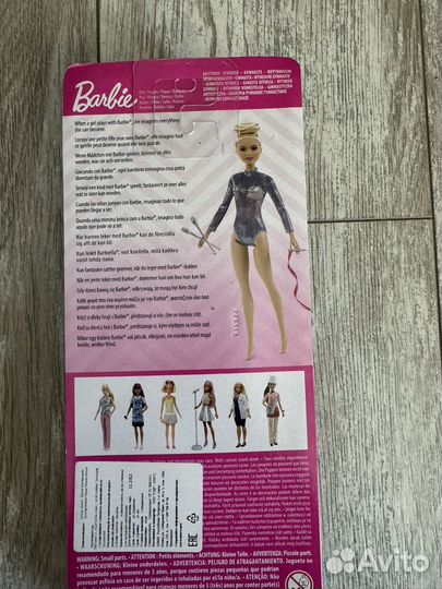 Кукла Barbie Профессии, DVF50 гимнастка блондинка