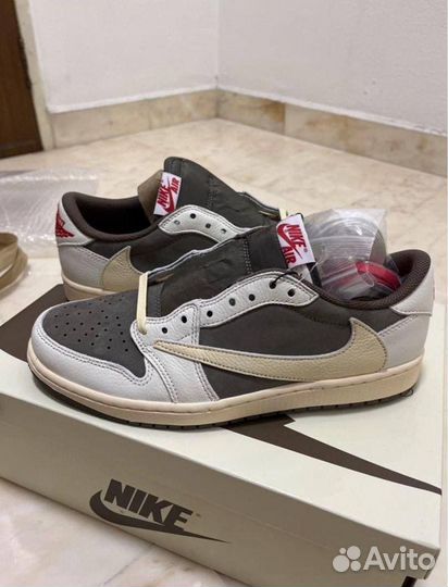 Кроссовки Nike air jordan 1 travis scott mocha