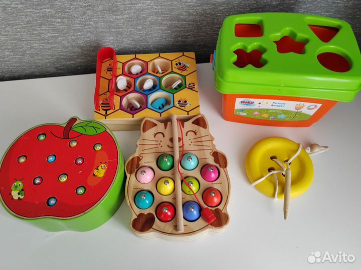 Бронь Развивающие игрушки от 1 года пакетом