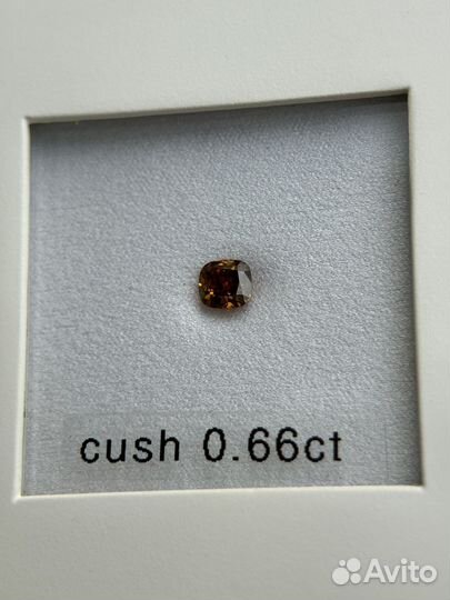Природный бриллиант в огранке кушон