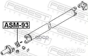 Крестовина карданного вала 30x85 (mitsubishi PA